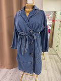 Vestido mezclilla con cinto
