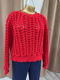 Sweater con transparencia
