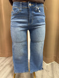 Pantalón capri de mezclilla