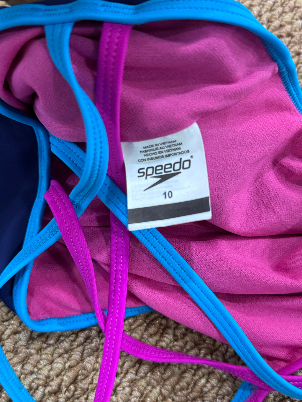Traje de baño de niña speedo Talla 10