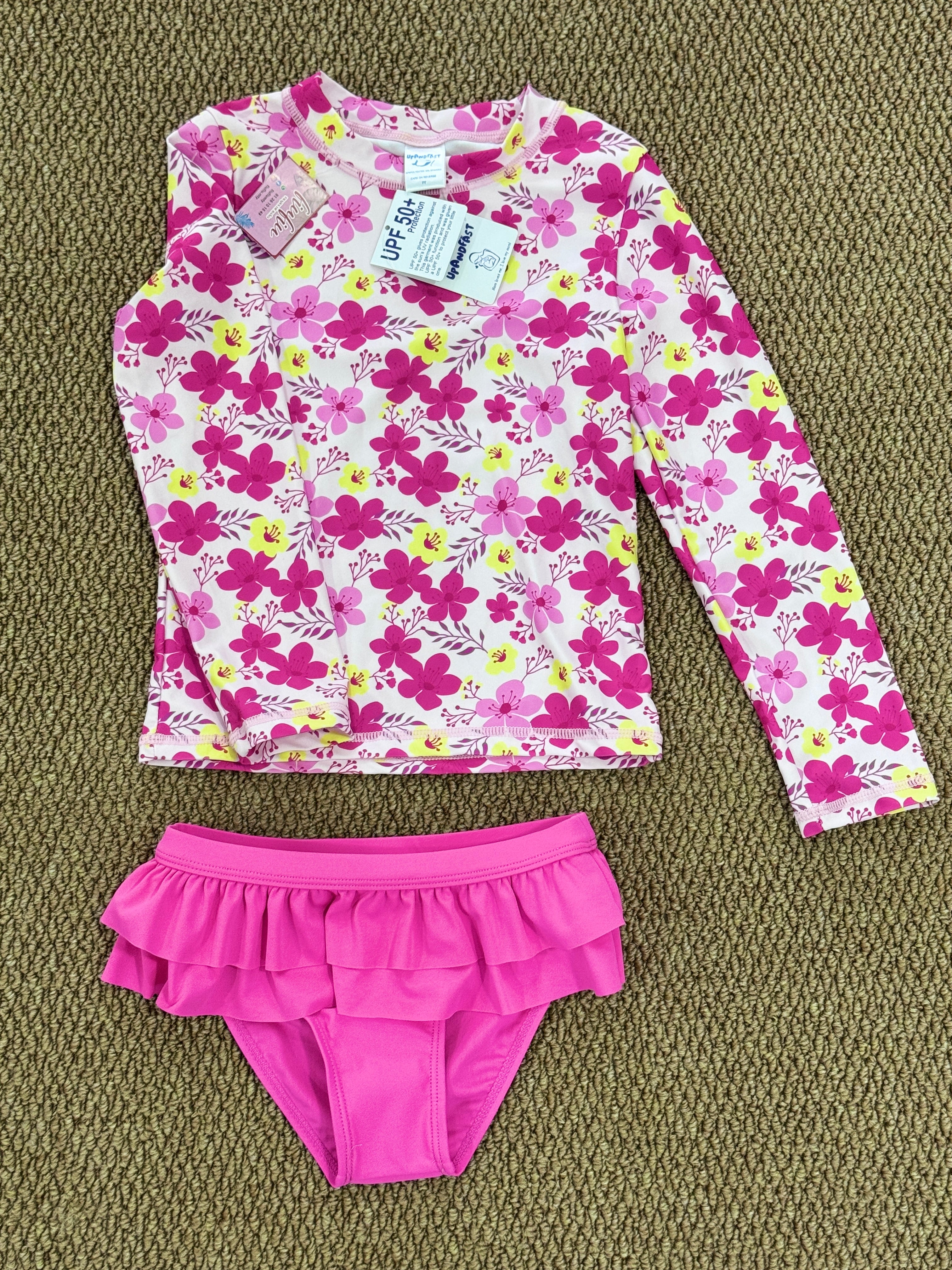 Traje de baño de niña Talla 7Y