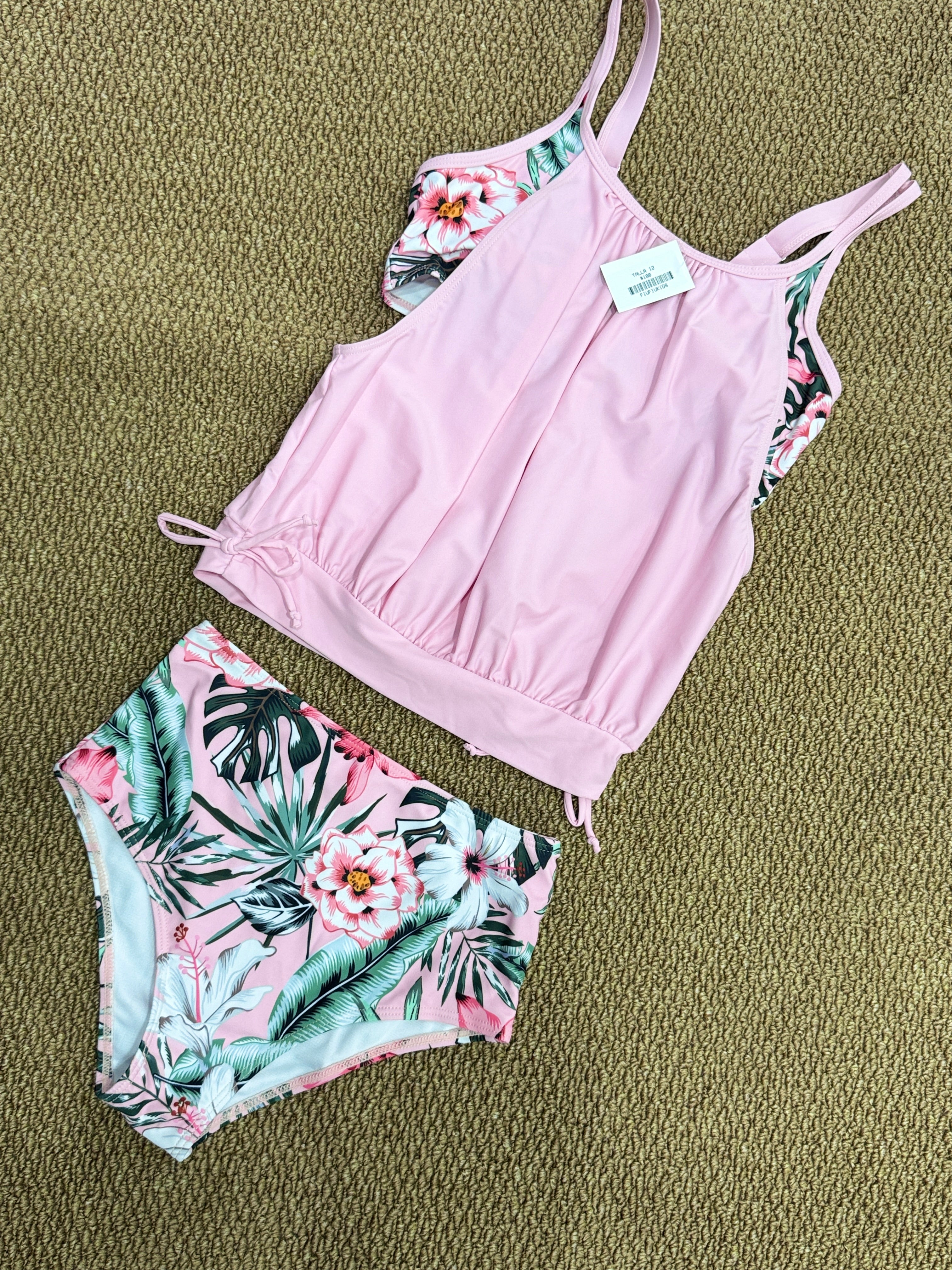 Traje de baño de niña Talla 12