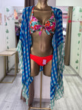 Kimono de cuadros