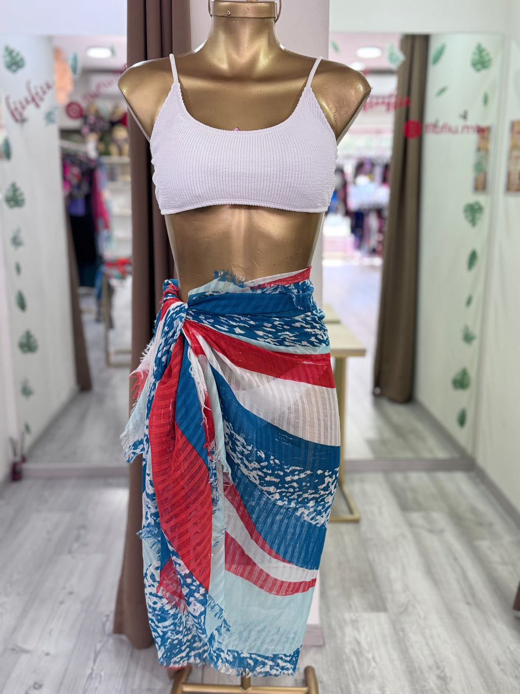 Pareo con estampado