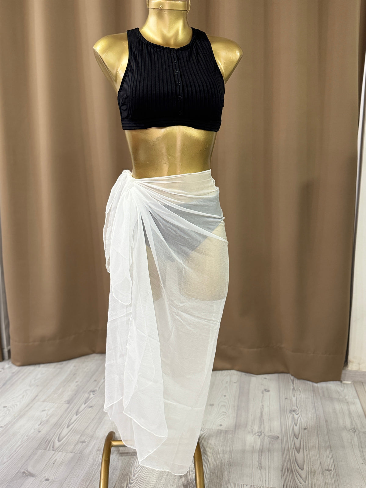 Pareo con transparencia
