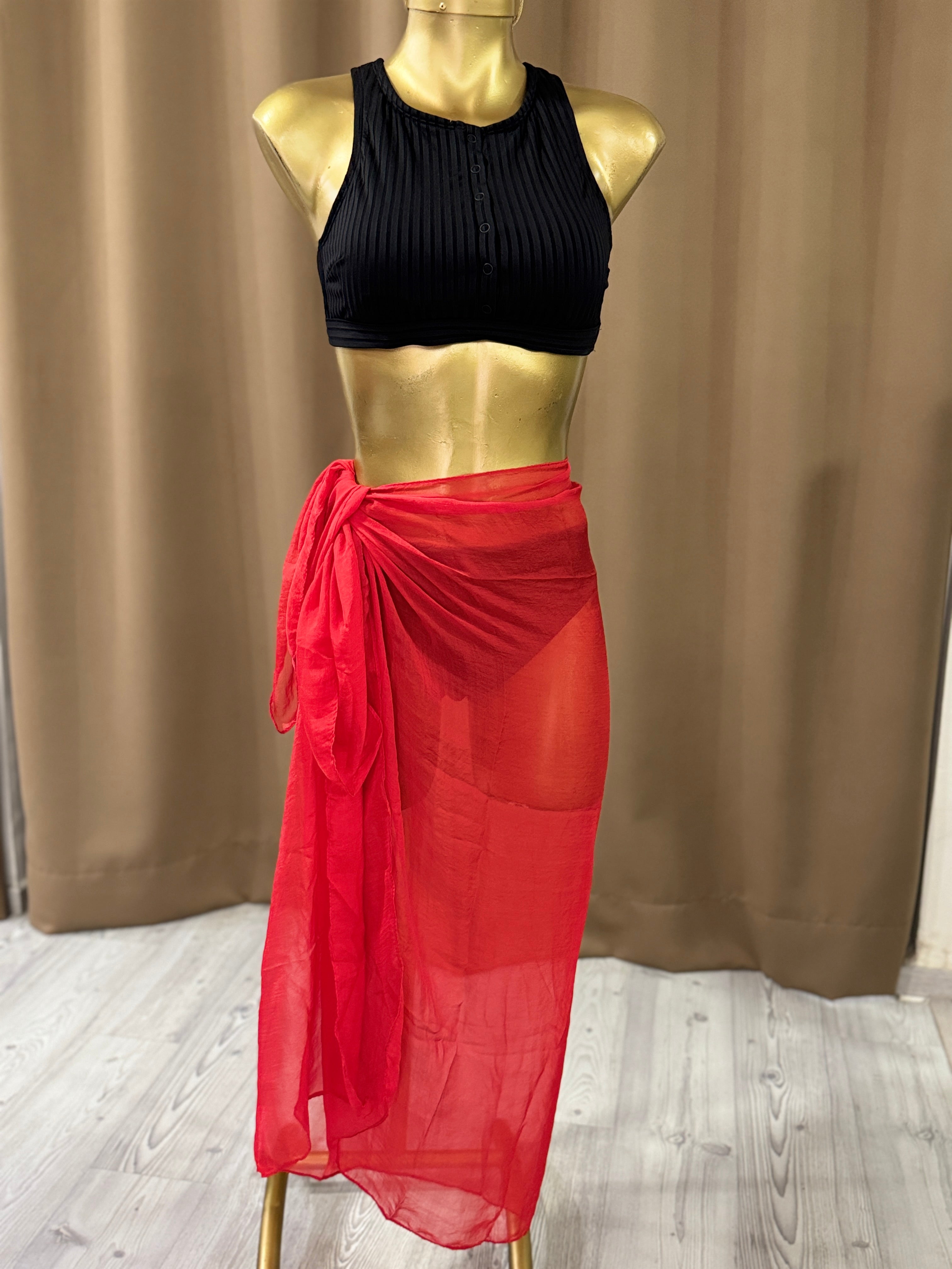 Pareo con transparencia