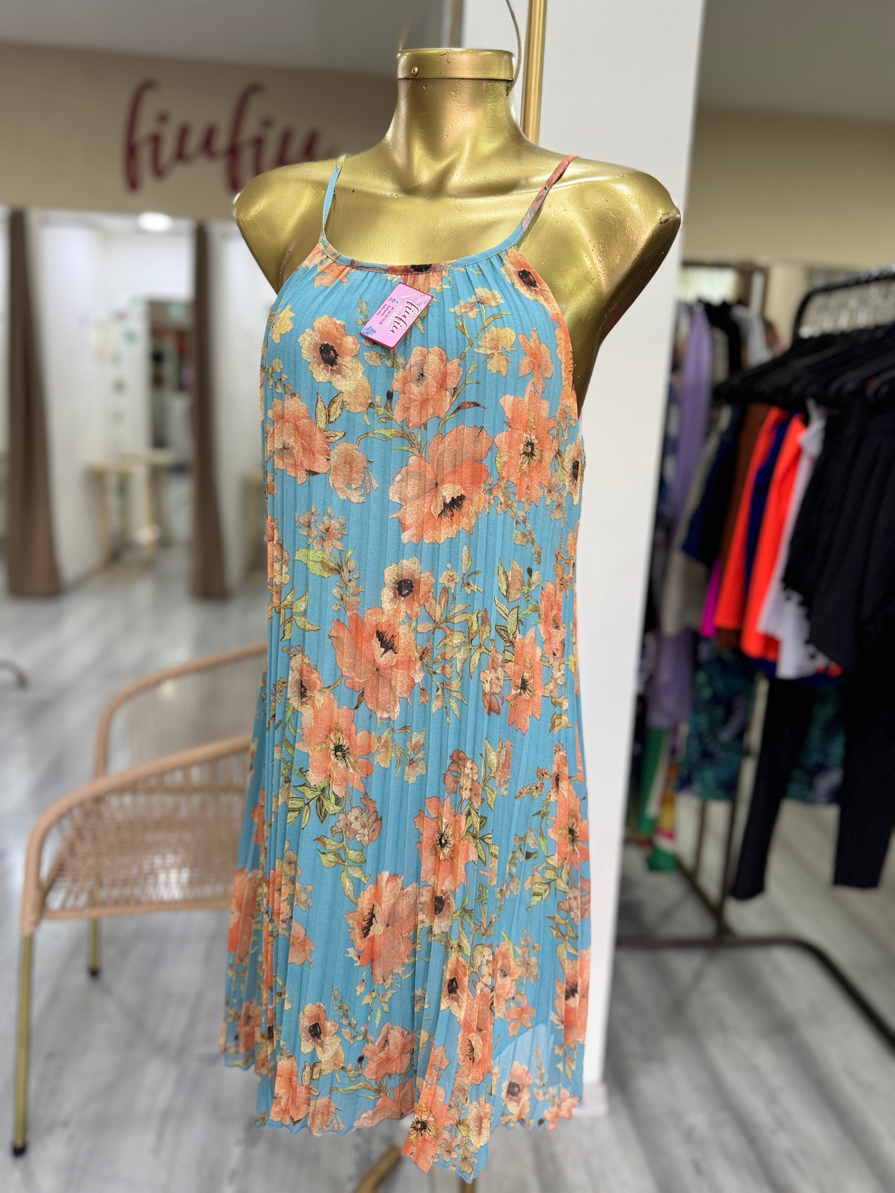 Vestido estampado de flores